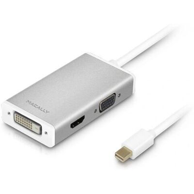 Adaptateur de câble vidéo Macally MD-3N1-4K - 4K - Publicité Adaptateur de câble vidéo Macally MD-3N1-4K - 4K - Publicité