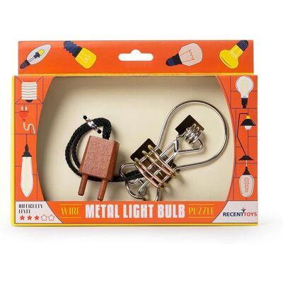Recent Toys Constantin Metalowa Żarówka Puzzle - Gra Logiczna Recent Toys Constantin Metalowa Żarówka Puzzle - Gra Logiczna