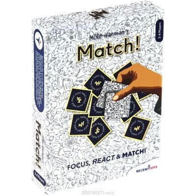 Recent Toys Match! Mike Harman - Kaartspel voor 2-4 spelers Recent Toys Match! Mike Harman - Kaartspel voor 2-4 spelers