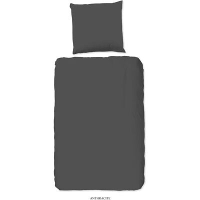 Sacco copripiumino in satin antracite HIP - Biancheria da letto Sacco copripiumino in satin antracite HIP - Biancheria da letto