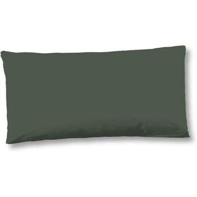 Muller Textiles 0280.48.74 Groene Katoenen Satijn Kussenhoes - Kussenhoes Muller Textiles 0280.48.74 Groene Katoenen Satijn Kussenhoes - Kussenhoes