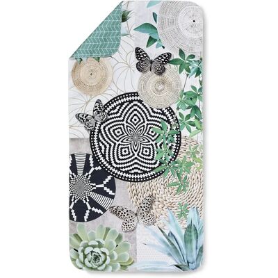 Muller Textiles 7055.99.98 75 x 180 cm Handdoek Muller Textiles 7055.99.98 75 x 180 cm Handdoek