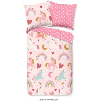 Good Morning Unicorn Flanell Wendebettwäsche - Bettwäsche-Set Good Morning Unicorn Flanell Wendebettwäsche - Bettwäsche-Set