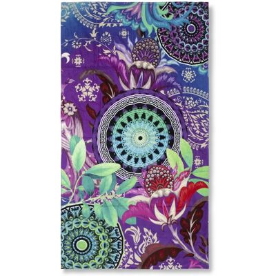 Hip Baumwoll Velours Strandtuch 100 x 180 cm Lila Mandala Hip Baumwoll Velours Strandtuch 100 x 180 cm Lila Mandala