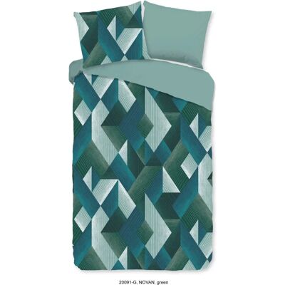 Good Morning Novan geometrisch groen beddengoed Good Morning Novan geometrisch groen beddengoed