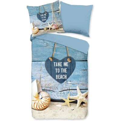 Pure Beach heart Microfibre Beddengoed Set - Soort Beddegoed Pure Beach heart Microfibre Beddengoed Set - Soort Beddegoed