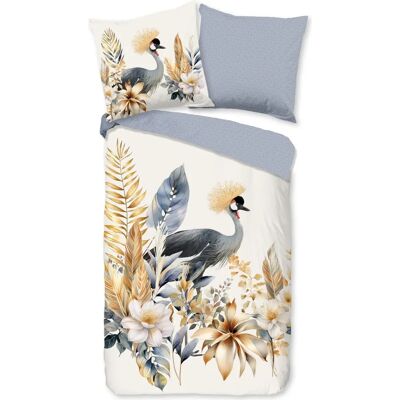 Good Morning Loha - Reversibele Blauw Beddengoed Good Morning Loha - Reversibele Blauw Beddengoed