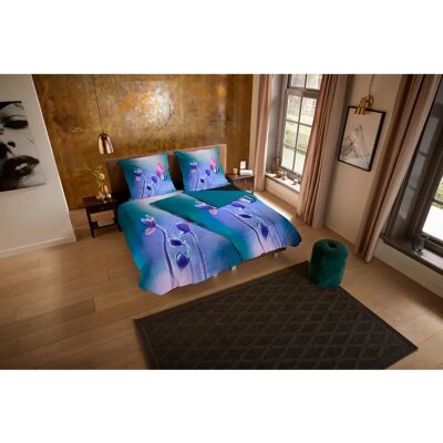 Pure Davine Petrol Reversibele Microfibre Beddengoed - Beddengoed Pure Davine Petrol Reversibele Microfibre Beddengoed - Beddengoed