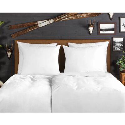 Good Morning Wit Flanel Beddengoed - Beddengoed Good Morning Wit Flanel Beddengoed - Beddengoed