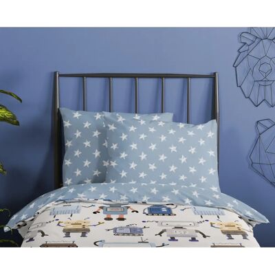 Good Morning Robo Kinderbedtextiel - Bedlinnen Good Morning Robo Kinderbedtextiel - Bedlinnen