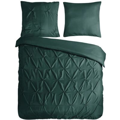 Pure - Luxe Chesterfield - Groen - 200-220 cm - Duvet Cover Pure - Luxe Chesterfield - Groen - 200-220 cm - Duvet Cover
