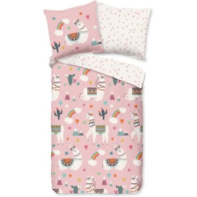 Pure - Paca - Roze - 135x200 - Bed Linen Set Pure - Paca - Roze - 135x200 - Bed Linen Set