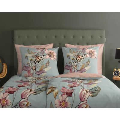 Good morning Lyave Blauw Wende Beddengoed met bloemen - Beddengoed Good morning Lyave Blauw Wende Beddengoed met bloemen - Beddengoed