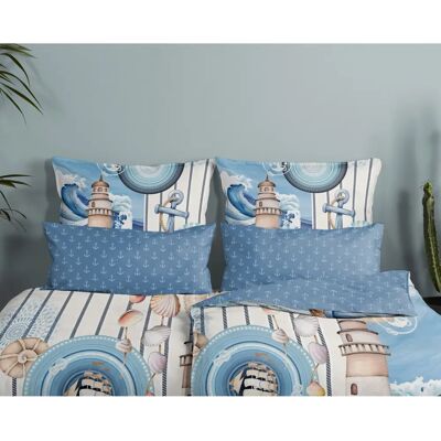 HIP - Aldiana - Blau - 200x200 - Bed linen HIP - Aldiana - Blau - 200x200 - Bed linen