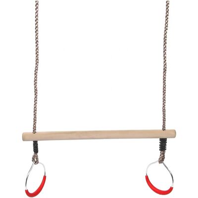 SwingKing Verstellbares Holztrapez - Spielplatzausrüstung SwingKing Verstellbares Holztrapez - Spielplatzausrüstung