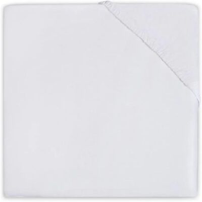 Jollein - 510-504-00001 - White - Fitted sheet Jollein - 510-504-00001 - White - Fitted sheet