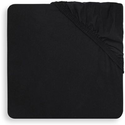 Jollein Jersey Hoeslaken - 60x120cm - Zwart Jollein Jersey Hoeslaken - 60x120cm - Zwart