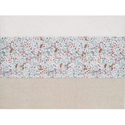 Jollein Spjälsängslakan - Bloom 75x100cm Stilig Blommönster Jollein Spjälsängslakan - Bloom 75x100cm Stilig Blommönster