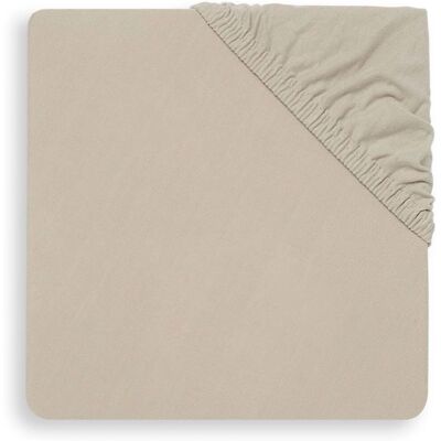 Jollein Jersey Nougat Dětský prostěradlo 60x120cm - prostěradlo Jollein Jersey Nougat Dětský prostěradlo 60x120cm - prostěradlo