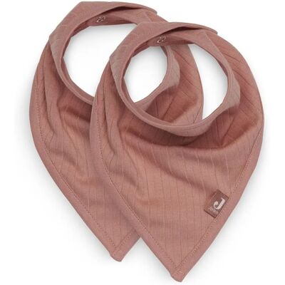 Jollein Bavoirs bandana - Rayures Rosewood 2 pièces - Publicité Jollein Bavoirs bandana - Rayures Rosewood 2 pièces - Publicité