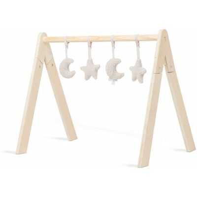 Jollein Baby-Gym Mond Nougat - Spielmatte & Spielzeug Jollein Baby-Gym Mond Nougat - Spielmatte & Spielzeug