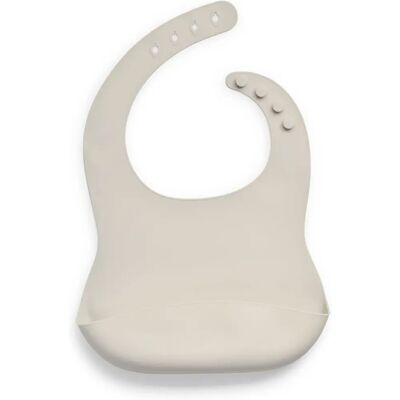 Jollein Baby Silicone Bib - Nougat - BPA Free Jollein Baby Silicone Bib - Nougat - BPA Free