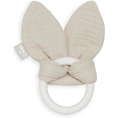 Jollein Anillo de Dentición - Silicona Bunny Ears - Nougat Jollein Anillo de Dentición - Silicona Bunny Ears - Nougat