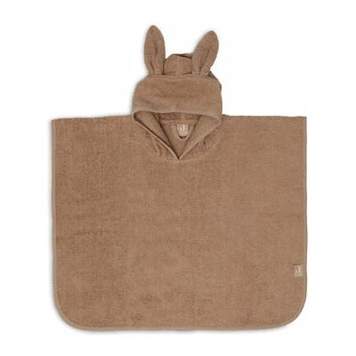 Jollein Ręcznik niemowlęcy Poncho Brązowy - Szlafrok kąpielowy dla niemowląt - 65x62cm Jollein Ręcznik niemowlęcy Poncho Brązowy - Szlafrok kąpielowy dla niemowląt - 65x62cm