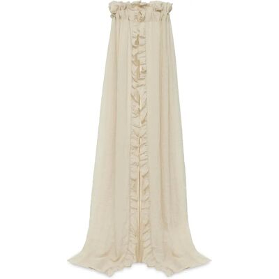 Jollein Babybett-Vorhang Vintage Ruffle 155cm - Beige Jollein Babybett-Vorhang Vintage Ruffle 155cm - Beige