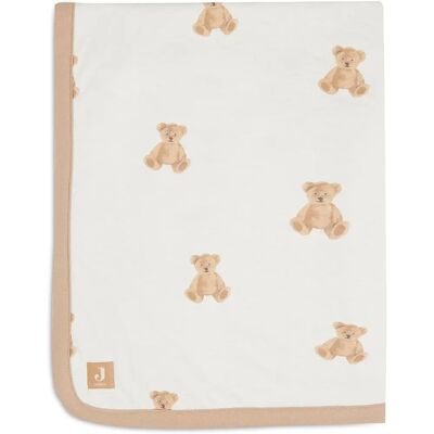 Jollein Baby Organisch Katoen Teddybeer 100x150cm - Babydekentje Jollein Baby Organisch Katoen Teddybeer 100x150cm - Babydekentje