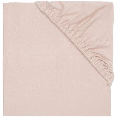 Jollein - Jersey Wild Rose 75 x 95 cm - Rose clair - 75 x 95 cm - Drap-housse - Publicité Jollein - Jersey Wild Rose 75 x 95 cm - Rose clair - 75 x 95 cm - Drap-housse - Publicité