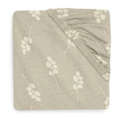 Jollein Olive Green Jersey Crib Sheet - Crib Sheet Jollein Olive Green Jersey Crib Sheet - Crib Sheet