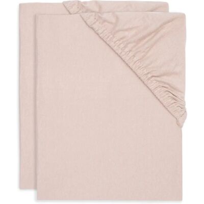 Jollein Wild Rose Jersey Fitted Sheets - Bedding Sheet Jollein Wild Rose Jersey Fitted Sheets - Bedding Sheet