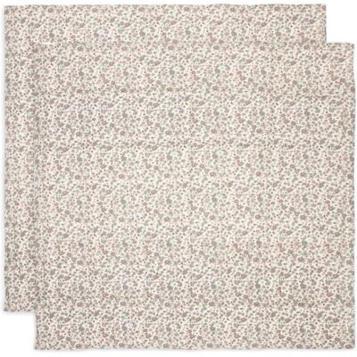 Jollein Fleurs Retro Blanches Lingette Bébé - Lingette Bébé Jollein Fleurs Retro Blanches Lingette Bébé - Lingette Bébé