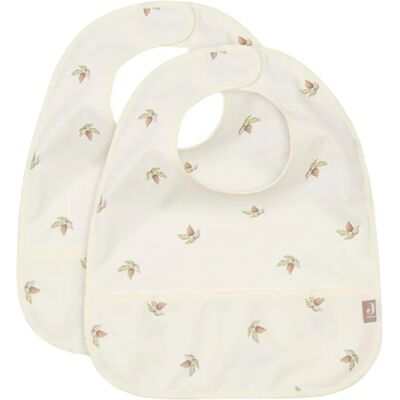 Jollein Rosehip Baberos impermeables - Baberos para bebé Jollein Rosehip Baberos impermeables - Baberos para bebé