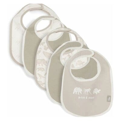 Jollein Baby Lätzchen - Wasserdicht 5er-Set Jollein Baby Lätzchen - Wasserdicht 5er-Set