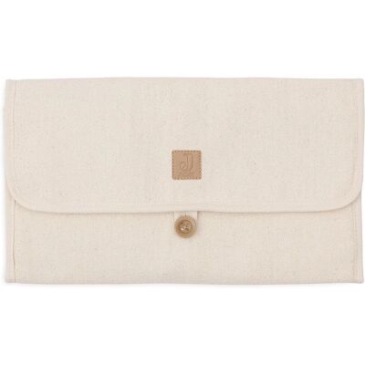 Alfombrilla para Cambio Natural Twill de Jollein - Portátil, Suave, Fácil de Limpiar Alfombrilla para Cambio Natural Twill de Jollein - Portátil, Suave, Fácil de Limpiar