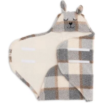 Kocyk dla niemowląt Bunny Check Boucle Jollein - Kocyk dla dziecka Kocyk dla niemowląt Bunny Check Boucle Jollein - Kocyk dla dziecka