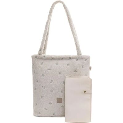 Jollein Teddy Lovely Torba na Pieluchy - Stylowa, Pojemna, Miękka Tkanina Jollein Teddy Lovely Torba na Pieluchy - Stylowa, Pojemna, Miękka Tkanina