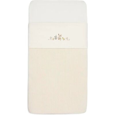 Jollein Linge de Lit Bébé - Riverside 120 x 150 cm - Blanc Jollein Linge de Lit Bébé - Riverside 120 x 150 cm - Blanc