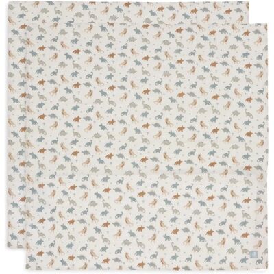 Jollein Fasce di mussola per bambini - 115x115 cm, Confezione da 2 Jollein Fasce di mussola per bambini - 115x115 cm, Confezione da 2