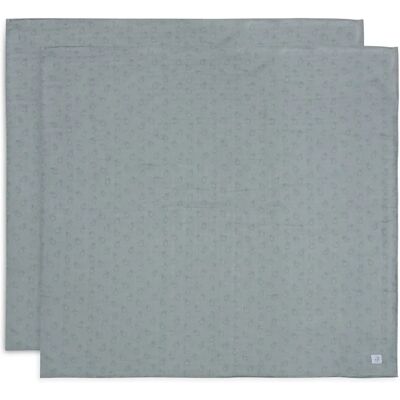 Jollein Baby Wickelunterlage - Sea Green, 2er Pack Maxi-Baumwolltücher - Baby Bettwäsche Jollein Baby Wickelunterlage - Sea Green, 2er Pack Maxi-Baumwolltücher - Baby Bettwäsche