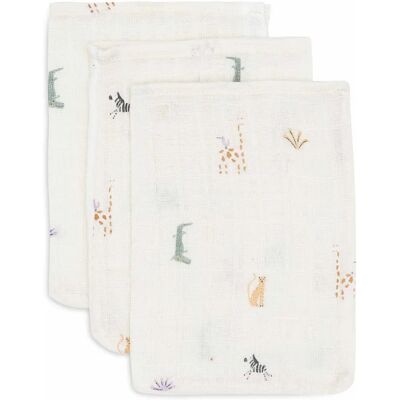 Jollein 536-848-67090 Gant de toilette en coton blanc - Accessoire de bain bébé Jollein 536-848-67090 Gant de toilette en coton blanc - Accessoire de bain bébé