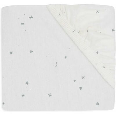 Jollein 511-507-67102 Sábana de cuna - Algodón Blanco Jollein 511-507-67102 Sábana de cuna - Algodón Blanco