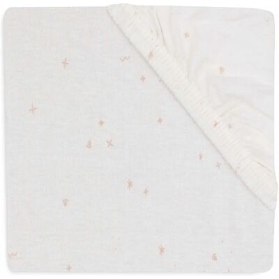 Jollein 511-507-67101 Crib Sheet - Cotton White - Crib Sheet Jollein 511-507-67101 Crib Sheet - Cotton White - Crib Sheet