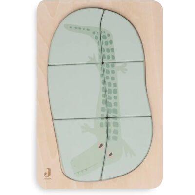 Houten puzzel Jungle Jambo Croco - Jollein Houten puzzel Jungle Jambo Croco - Jollein