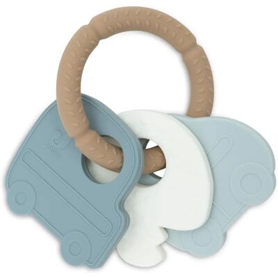 Jollein Giocattolo per Dentizione per Bebè - In Silicone Senza BPA - Forma di Auto - Dalla Nascita Jollein Giocattolo per Dentizione per Bebè - In Silicone Senza BPA - Forma di Auto - Dalla Nascita