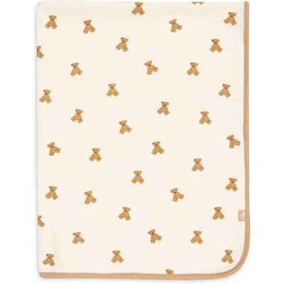 Jollein - Teddy Bear Wieg - 75x100cm - ivory - baby blanket Jollein - Teddy Bear Wieg - 75x100cm - ivory - baby blanket