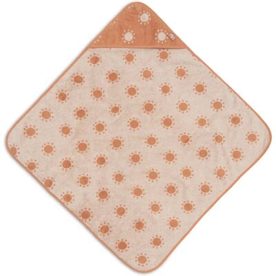 Jollein - 534-514-68167 - Marrone - 75x75 cm - Asciugamano con cappuccio Jollein - 534-514-68167 - Marrone - 75x75 cm - Asciugamano con cappuccio