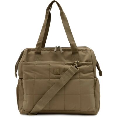 Jollein - Quilted Quinn - Bronze - Polyester - Sac à langer - Publicité Jollein - Quilted Quinn - Bronze - Polyester - Sac à langer - Publicité